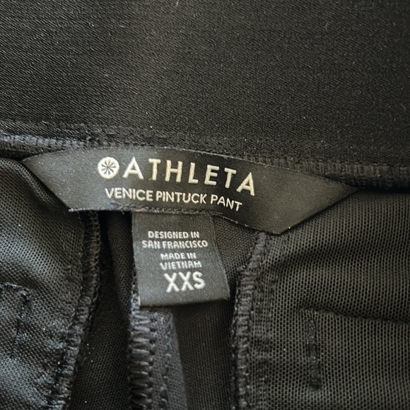Athleta Venice pintuck pants in black size XXS - Picture 6 of 12